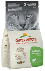Almo Nature Anti Hariball Crocchette Salmone Fresco Per Gatti Adulti 400g-1