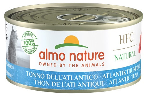 Almo Nature HFC Natural Cibo Umido Tonno Dell'Atlantico Per Gatti Adulti Scatoletta 150g-1