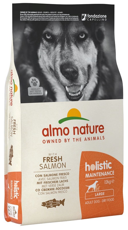 Almo Nature Holistic Maintenance Crocchette Salmone Cani Adulti Taglia Grande Sacco 12kg-1