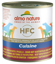 Almo Nature Cuisine Cibo Umido Manzo Con Patate E Piselli Per Cani Adulti Scatoletta 290g-1