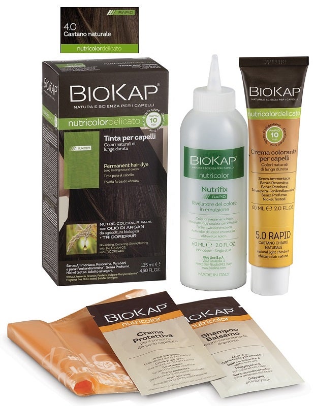 Biokap Nutricolor Tinta Delicato Rapid 4.0 Castano Naturale  - 1