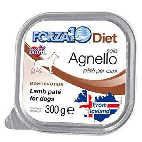 Forza10 Diet Iceland Alimento Umido Agnello Per Cani Vaschetta 300g-1