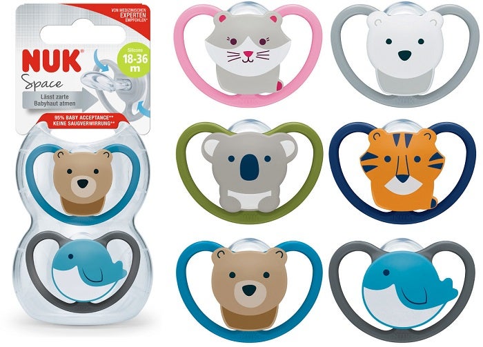 Nuk Succhietto Space Silicone 18-36 Mesi 2 Pezzi-1