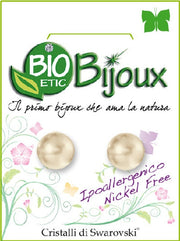 Bioetic Bijoux Orecchini Perla 8mm Creamrose  - 1
