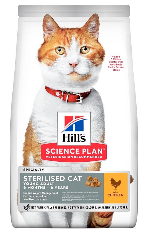 Hill's Science Plan Sterilised Cat Young Adult Chicken 7kg-1