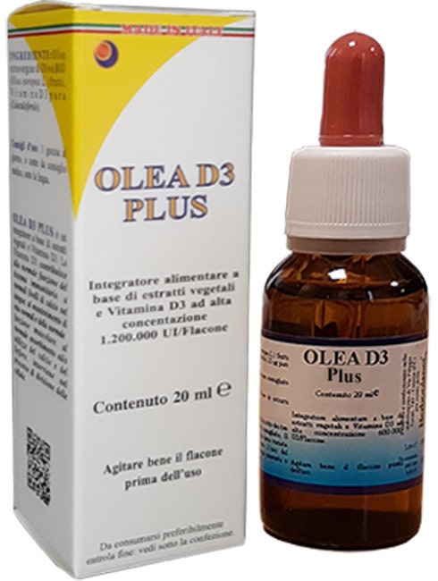 Olea D3 Plus 20ml: Integratore Vitamina D3 ad Alta Potenza-1