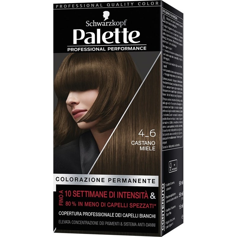 Schwarzkopf Palette Professional Performance Colorazione Permanente 4-6 Castano Miele 170g - 2