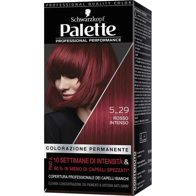 Schwarzkopf Palette Professional Performance Colorazione Permanente 5-29 Rosso Intenso 170g - 2