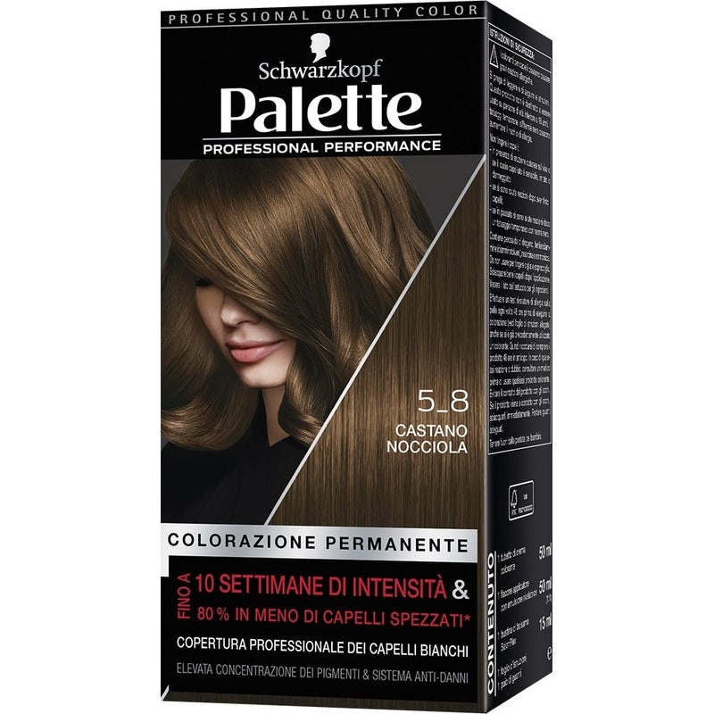 Schwarzkopf Palette Professional Performance Colorazione Permanente 5-8 Castano Nocciola 170g - 2