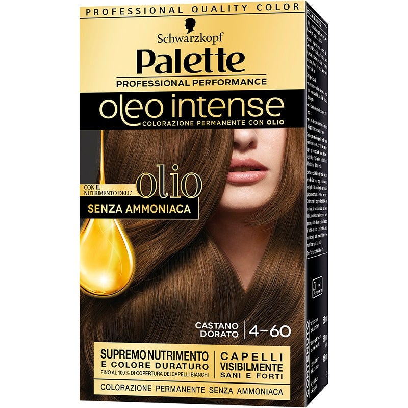 Schwarzkopf Palette Oleo Intense Colorazione Permanente 4-60 Castano Dorato 173g - 2