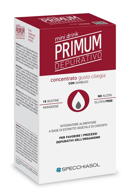 Primum Drenante Gusto Ciliegia Minidrink 15 Bustine-1