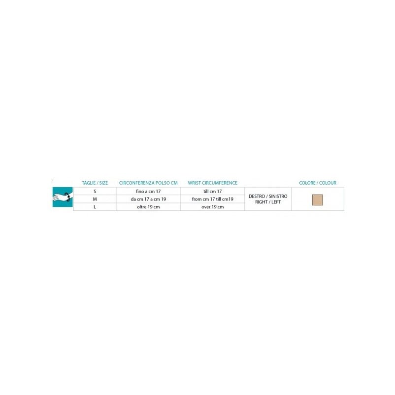 Orione Ortesi Immobilizzazione Del Pollice Sinistro Beige Taglia S 241-2