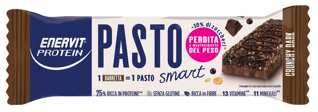Enervit Protein Pasto Sostitutivo Crunchy Dark 55g-2