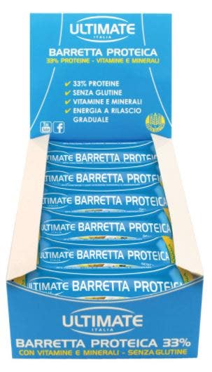 Ultimate Barrette Proteiche Gusto Banana 24 Pezzi-1