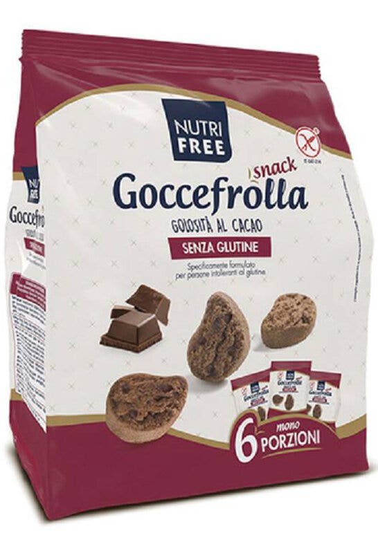 Nutrifree Goccefrolla Snack Golosità Al Cacao Senza Lattosio 6x40g-2