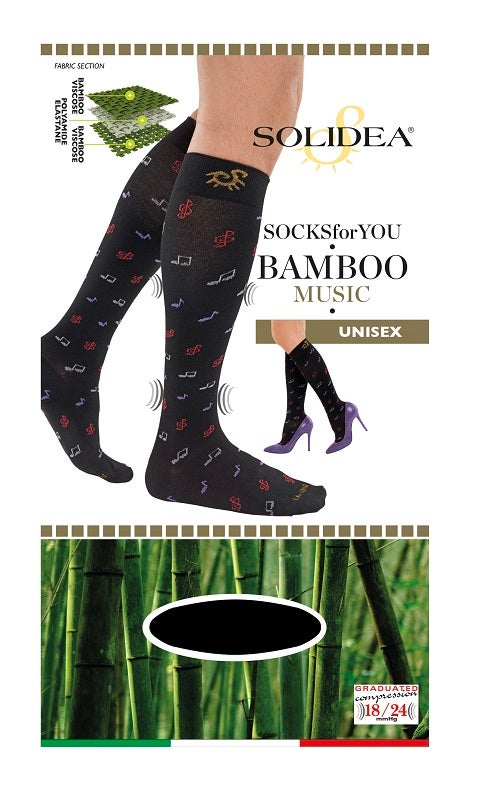 SOCKS FY BAMBOO MUSIC NERO XL-1