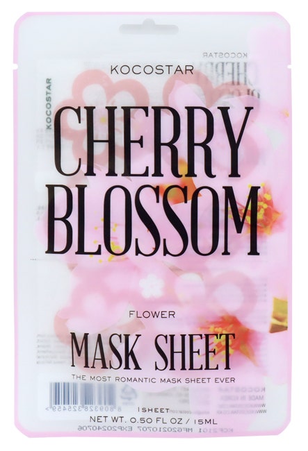 Kokostar Cherry Blossom Flower Mask Maschera Viso 15ml-1