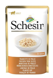 Schesir Trancetti Di Pollo In Jelly Cibo Umido Gatti Adulti Bustina 85g-1