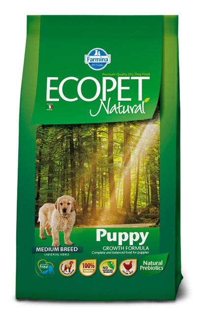 Ecopet Natural PuppyMedium Cibo Secco Per Cani 2,5kg-2