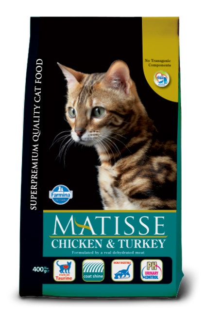 Farmina Matisse Pollo & Tacchino Cibo Secco Per Gatti 400g-1