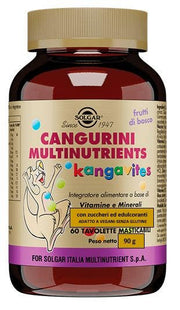 Solgar Cangurini Multinutrients Frutti di Bosco 60 Tavolette Masticabili -1