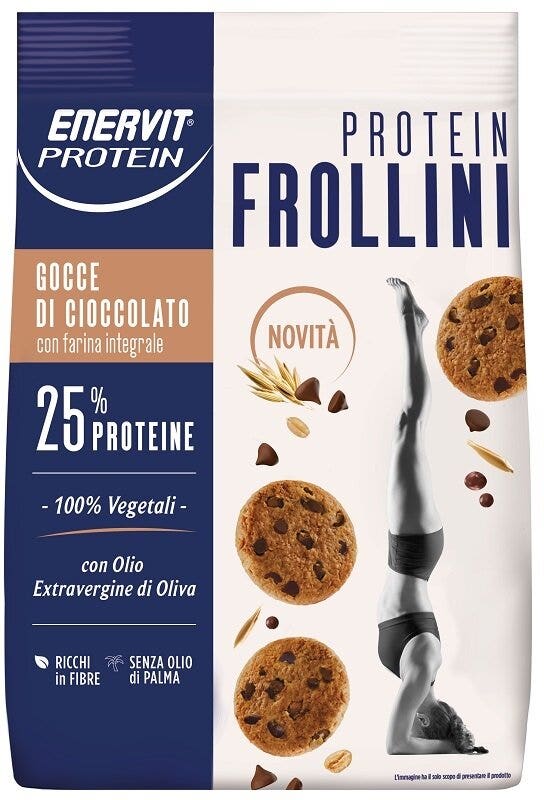 Enervit Protein Frollini Gocce Cioccolato 200g-2