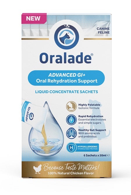 Oralade Supporto Avanzato GI+ Concentrato Per Cani/Gatti 6 Buste Da 50g-1