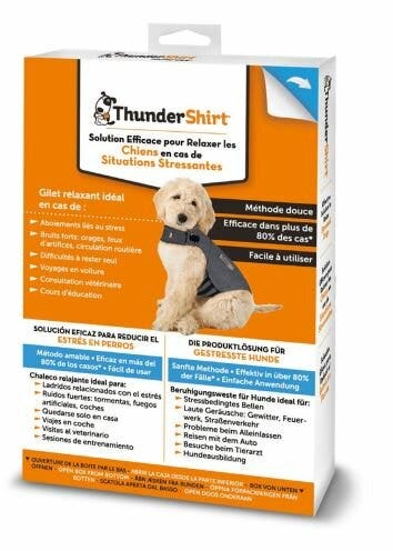 Ceva Thundershirt Dog Cappotto Per Cani Grigio Taglia M-1