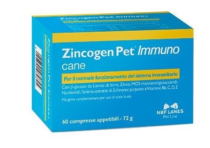 Zincogen Pet Immuno Mangime Complementare Per Cani 60 Compresse-1