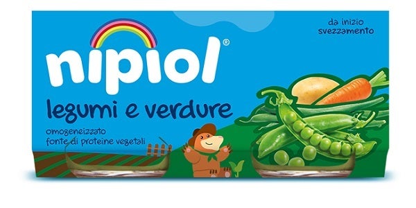 Nipiol Omogeneizzato Legumi E Verdure 2x80g-0