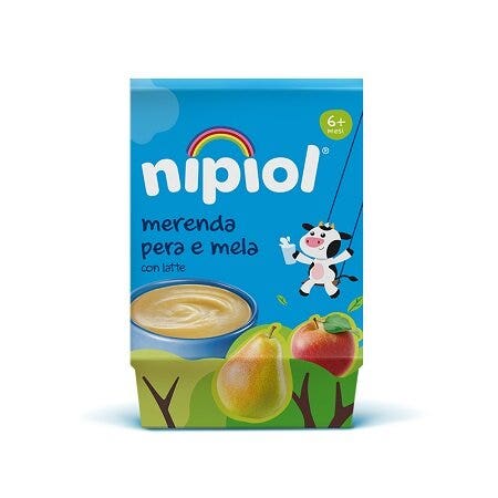 Nipiol Merenda Mela/Pera 2x100g-4