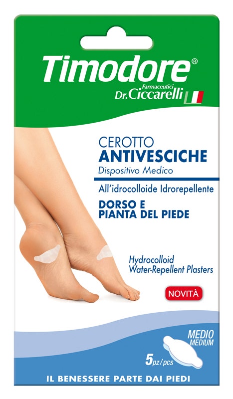 Timodore Cerotto Antivesciche Dorso E Pianta Piede 5 Pezzi-1