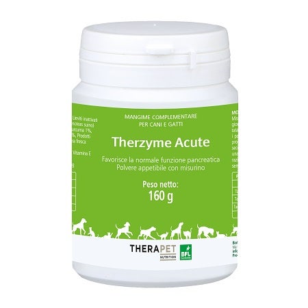 TheraPet Therzyme Acute In Polvere Con Misurino Per Cani/Gatti 160g-1