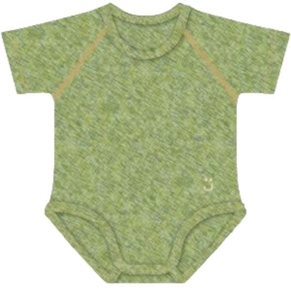 J Bimbi Body 0-36M Caldo Cotone Melange Verde-2