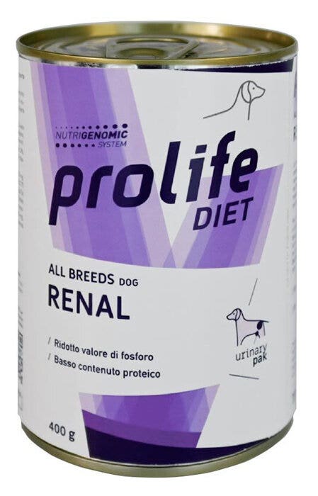Prolife Diet Dog Renal All Breeds Cibo Umido Per Cani Lattina 400g-2