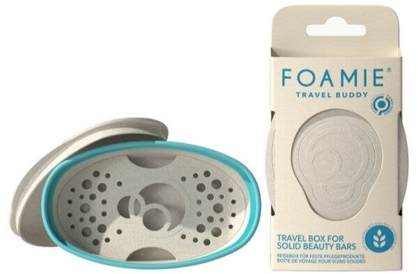 Foamie Travel Buddy Turchese Custodia Da Viaggio Per Shampoo Solido-1