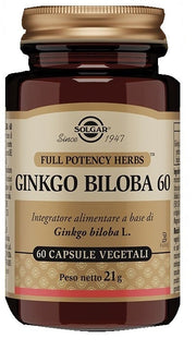 Solgar Ginkgo Biloba 60 60 Capsule Vegetali-1