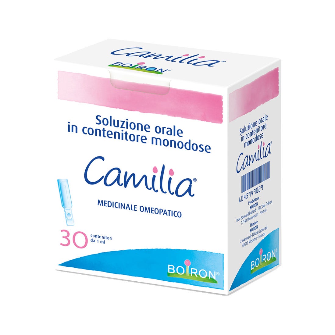 Boiron Camilia Soluzione 30 Contenitori Monodose 1ml  - 3