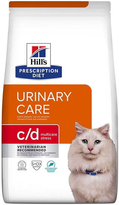 PD FELINE URINARY C/D FISH 8KG-1