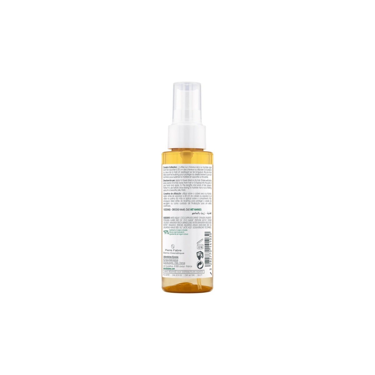 Klorane Olio Al Mango 100ml-2