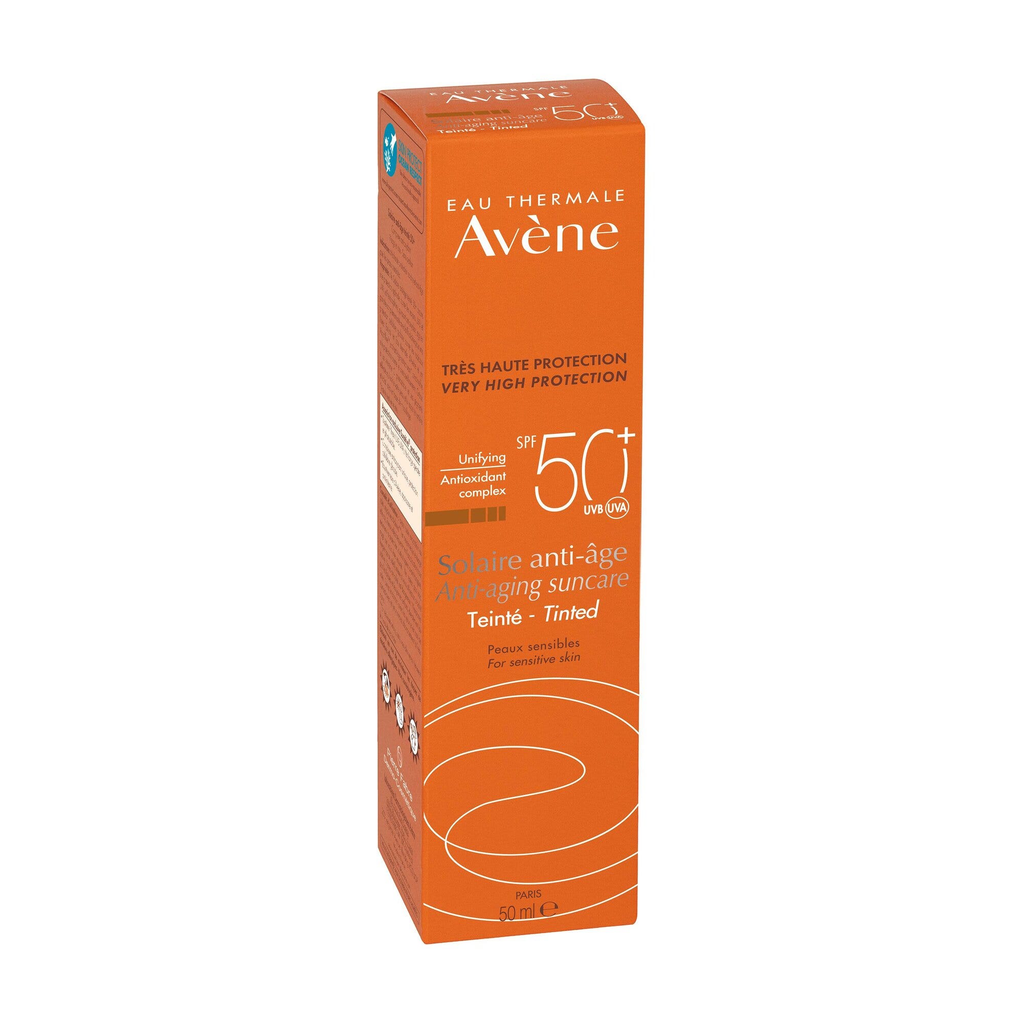 Eau Thermale Avene Trattamento Anti-età Protezione Solare Colorata Viso SPF50+ 50ml-8