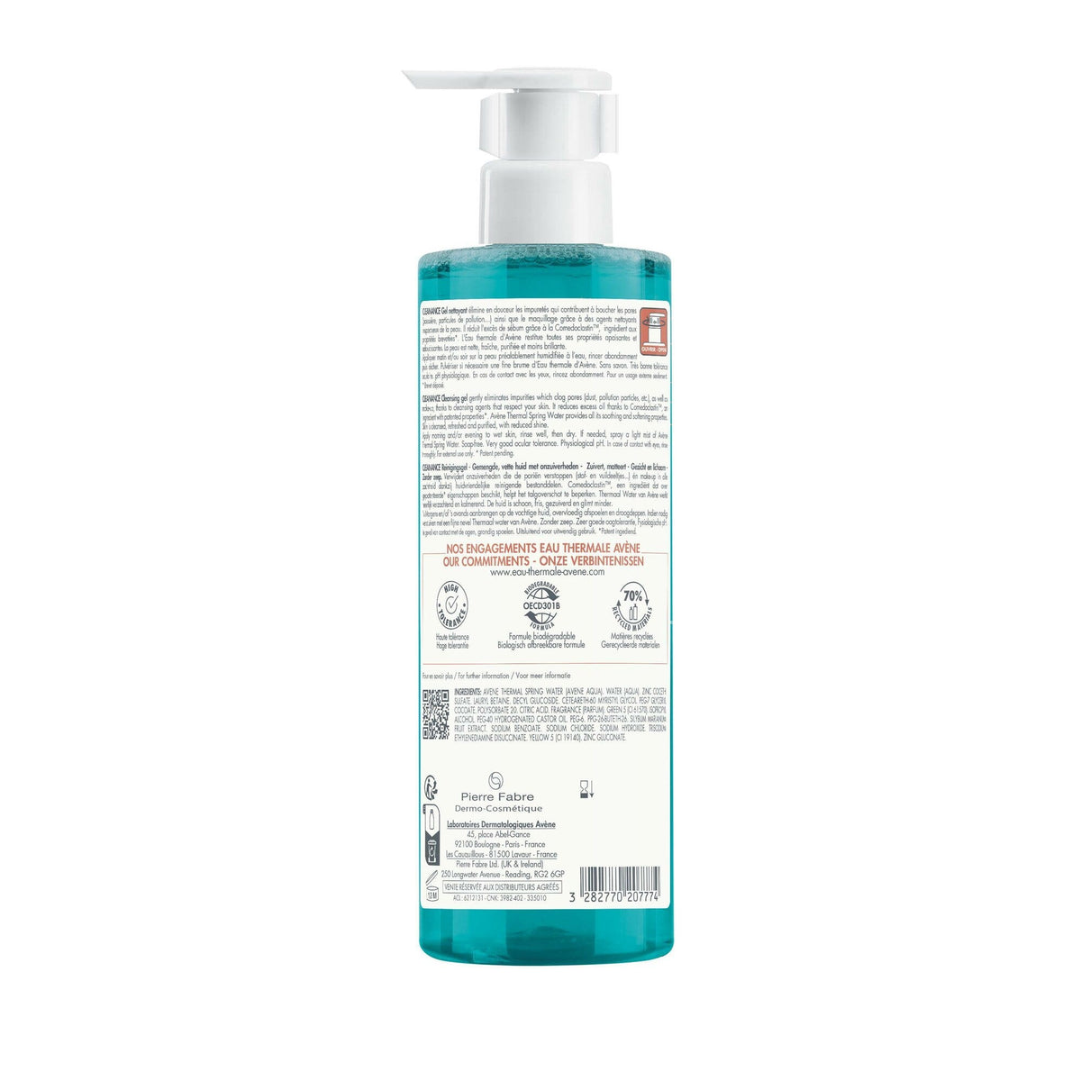 Eau Thermale Avène Cleanance Gel Detergente Purificante Pelle Grassa Con Imperfezioni 400ml-2