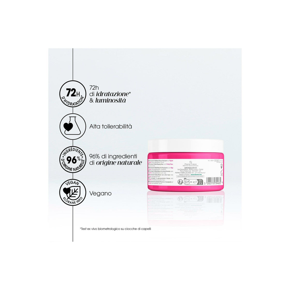 Klorane Maschera Rimpolpante al Fico d’India 250ml-4