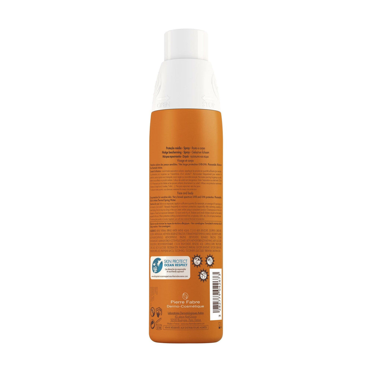 Eau Thermale Avene Spray Protezione Solare SPF20 200ml-6