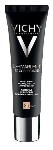 Vichy Dermablend 3D Fondotinta Coprente Per Pelle Grassa Con Imperfezioni Tonalità 35 30ml-3