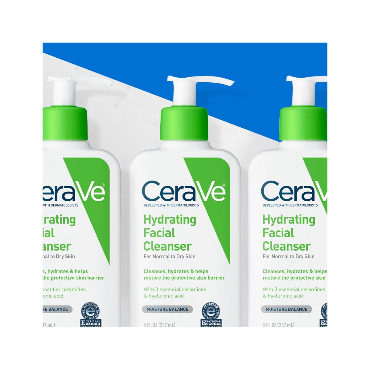 CeraVe Detergente Idratante Viso Pelle Da Normale A Secca Con Acido Ialuronico E Ceramidi 473 ml-7