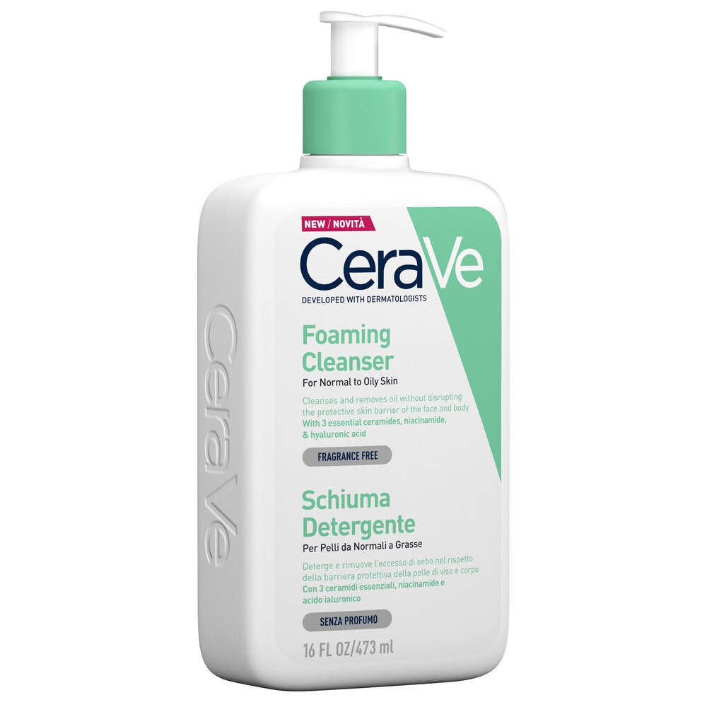 CeraVe Schiuma Detergente Viso Pelle Grassa Seboregolatrice 473 ml-5