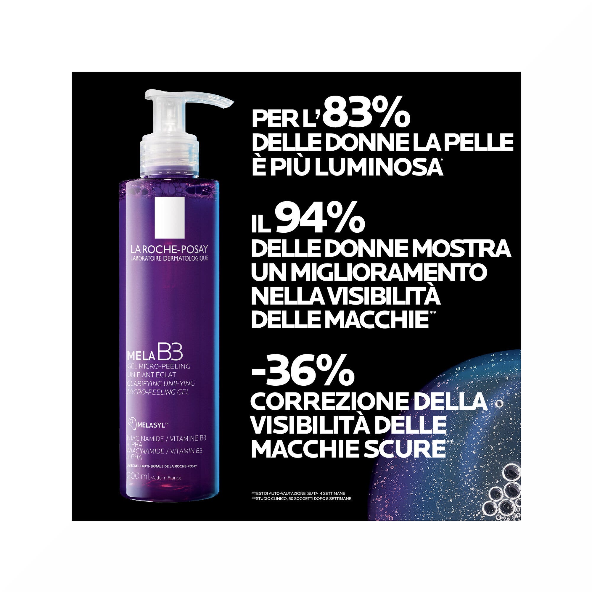 La Roche-Posay Mela B3 Gel Detergente Micro-Peeling Anti-Macchie 200 ml-4
