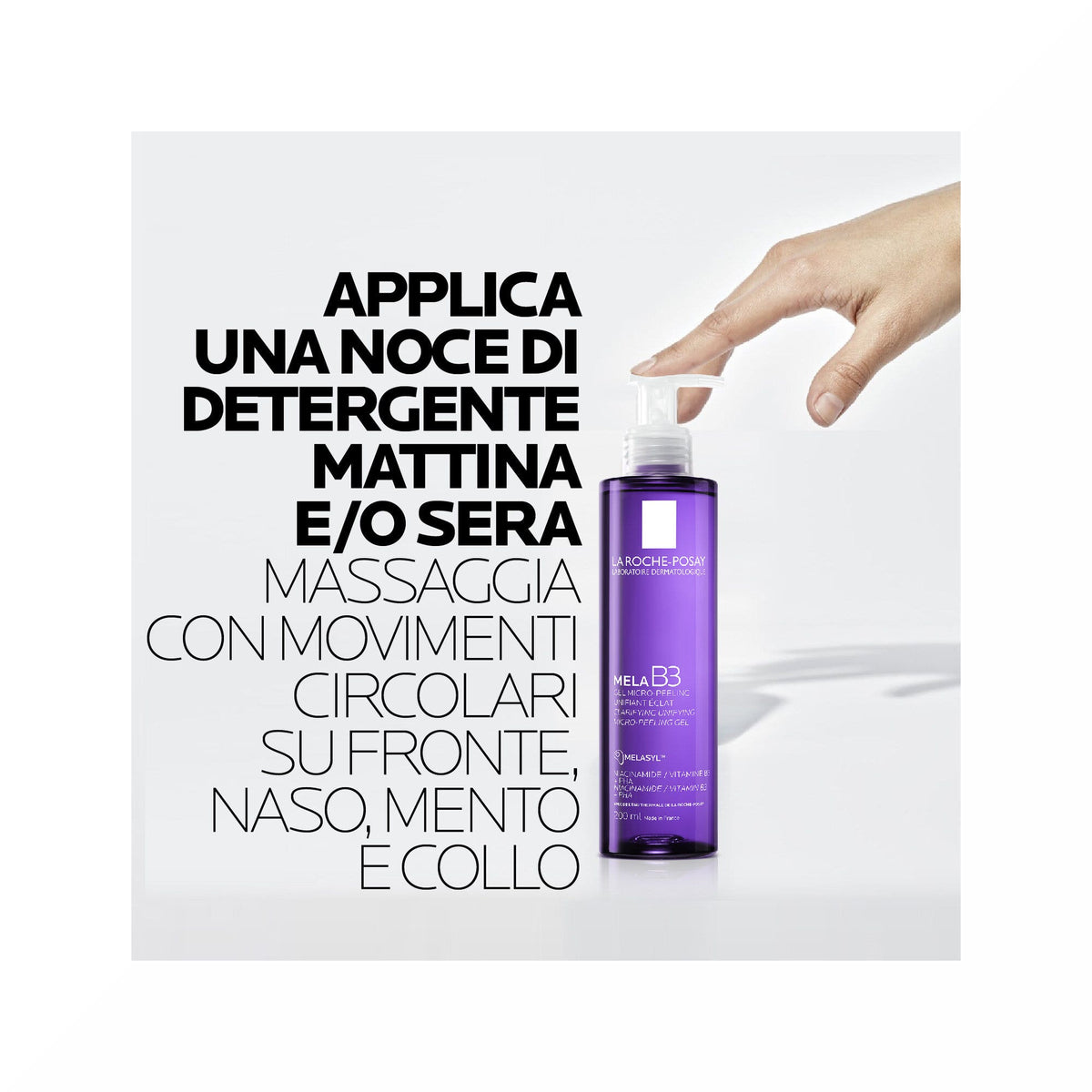 La Roche-Posay Mela B3 Gel Detergente Micro-Peeling Anti-Macchie 200 ml-6
