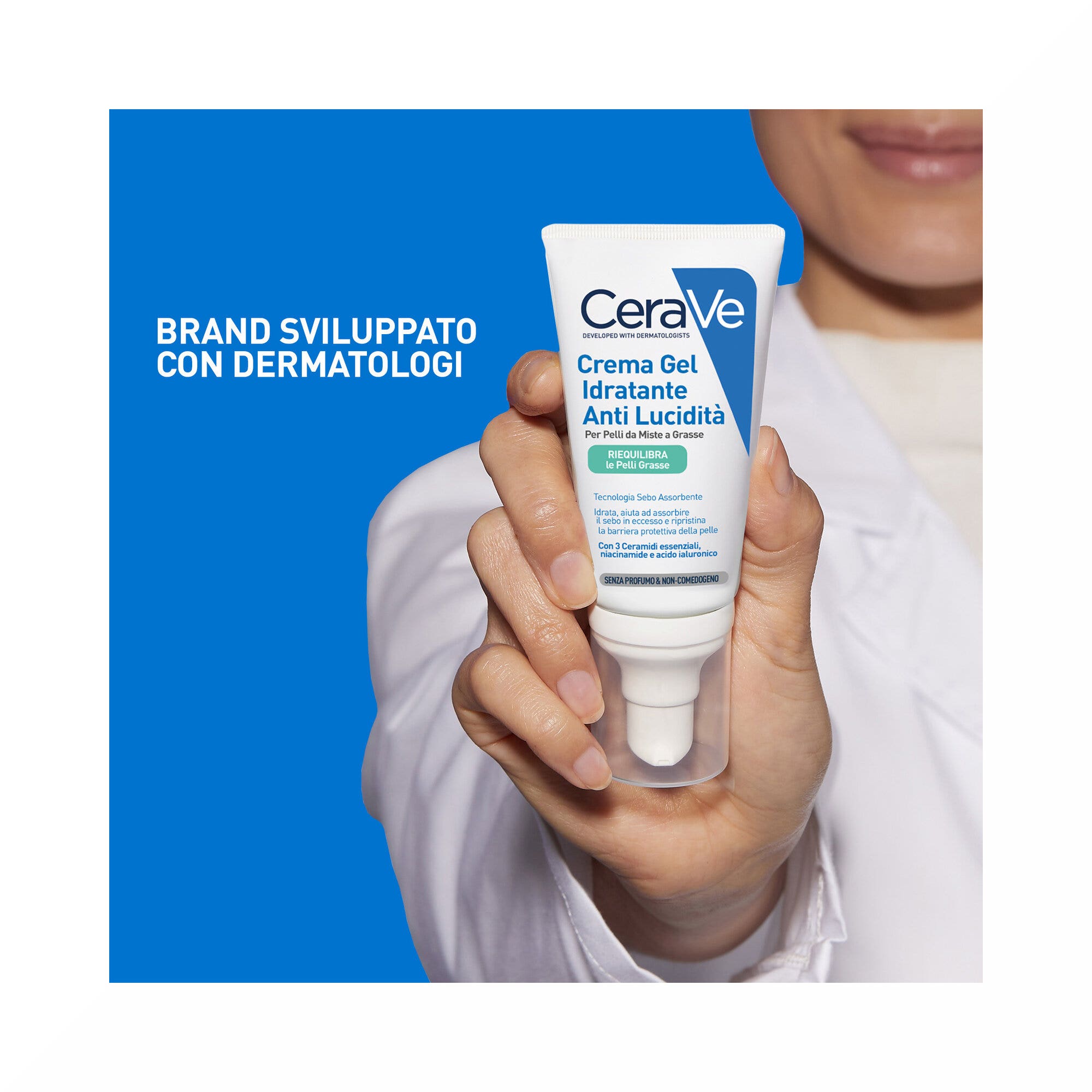 CeraVe Crema Viso Idratante Anti-lucidità Pelle Grassa e Mista 50ml-7